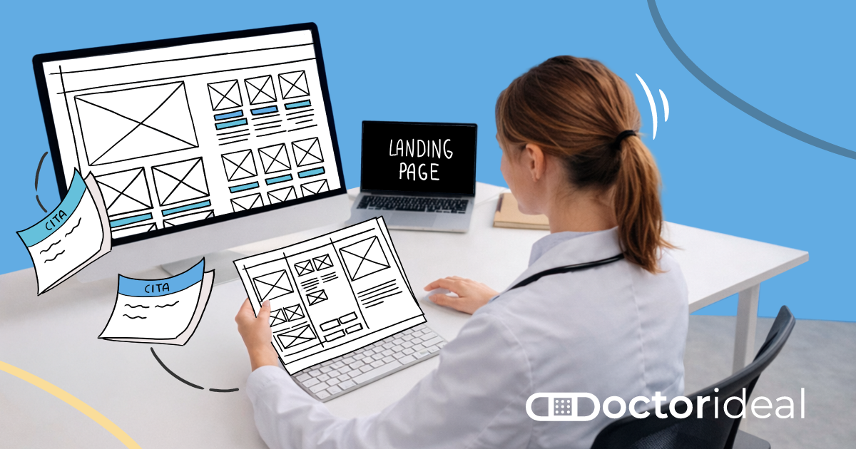 Cómo diseñar una landing page que convierta visitas en citas